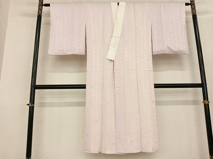 平和屋着物●長襦袢　袷　絞り　麻の葉文様　正絹　逸品　AABF0637fy