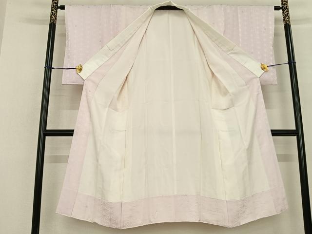 平和屋着物●長襦袢　袷　絞り　麻の葉文様　正絹　逸品　AABF0637fy