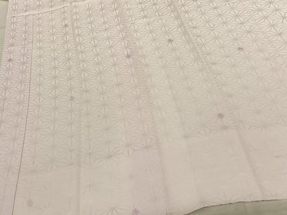 平和屋着物●長襦袢　袷　絞り　麻の葉文様　正絹　逸品　AABF0637fy