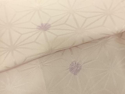平和屋着物●長襦袢　袷　絞り　麻の葉文様　正絹　逸品　AABF0637fy