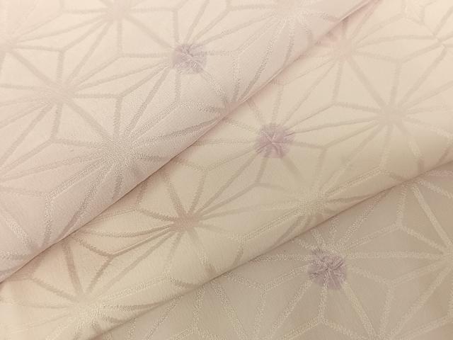 平和屋着物●長襦袢　袷　絞り　麻の葉文様　正絹　逸品　AABF0637fy
