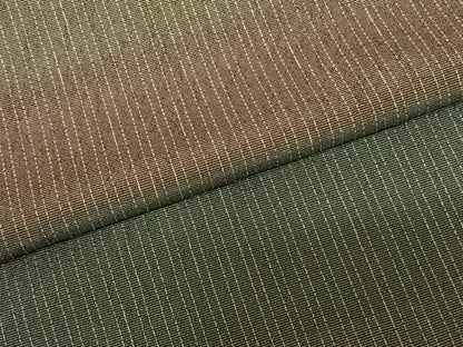 平和屋着物●お召 横段文 正絹 逸品 AABF0638fy