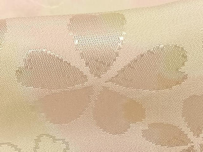 平和屋着物●振袖用長襦袢 無双仕立て 舞桜文 半衿刺繍 すずのき絹絵屋 正絹 逸品 未使用 AABF0649fy