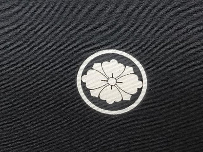 平和屋着物●豪華黒留袖　吉祥花文　金彩　正絹　逸品　未使用　AABF0658fy