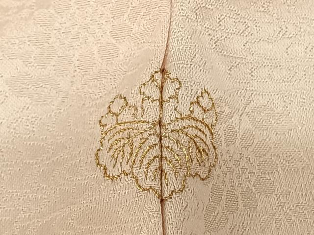 平和屋着物●訪問着 駒刺繍 枝花文 暈し染め 金彩 正絹 逸品 AABF0662fy