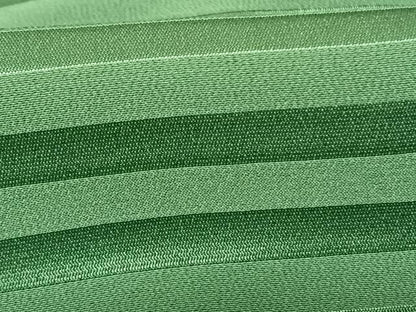 平和屋着物●振袖用長襦袢 無双仕立て 縞 若竹色 半衿刺繍 正絹 逸品 AABF0668fy