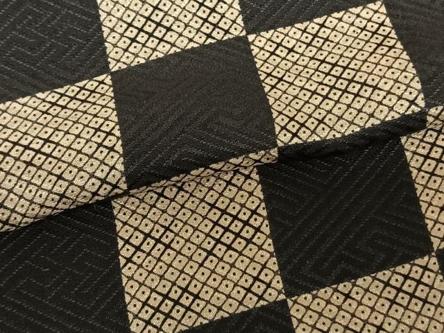 平和屋着物●長襦袢 無双仕立て 市松文様 正絹 逸品 AABF0669fy