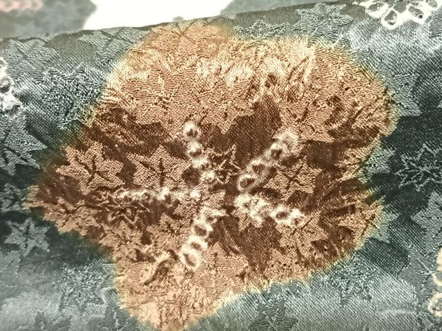 平和屋着物●訪問着 絞り 舞花文 正絹 逸品 AABF0677fy