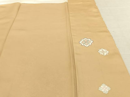 平和屋着物●訪問着 駒刺繍 吉祥花文 金彩 正絹 逸品 AABF0687fy