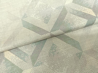 平和屋着物●本場大島紬 白大島 カタス9マルキ 幾何学文 正絹 逸品 未使用 AABF0688fy