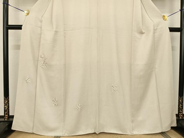 平和屋着物●訪問着 総刺繍 花蝶文 金糸 正絹 逸品 AABF0691fy