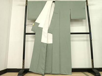 平和屋着物●江戸小紋 作家物 鮫小紋柄 正絹 逸品 AABF0705fy