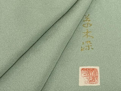 平和屋着物●江戸小紋 作家物 鮫小紋柄 正絹 逸品 AABF0705fy