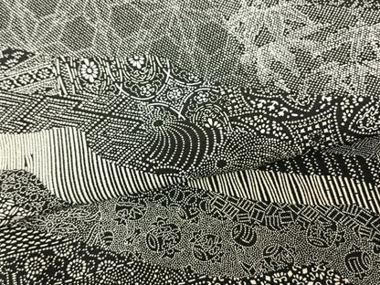 平和屋着物●伝統工芸士 染谷梅治 訪問着 百柄 正絹 逸品 AABF0710fy