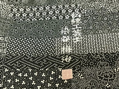 平和屋着物●伝統工芸士 染谷梅治 訪問着 百柄 正絹 逸品 AABF0710fy