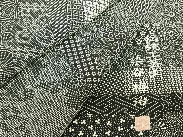 平和屋着物●伝統工芸士 染谷梅治 訪問着 百柄 正絹 逸品 AABF0710fy