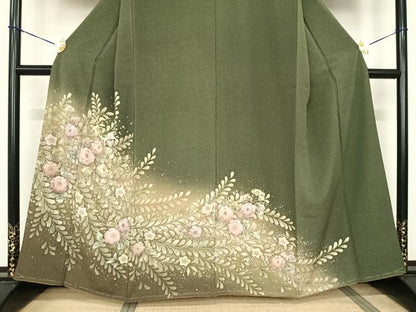 平和屋着物●訪問着　絞り　辻が花　暈し染め　正絹　逸品　未使用　AABF0711fy