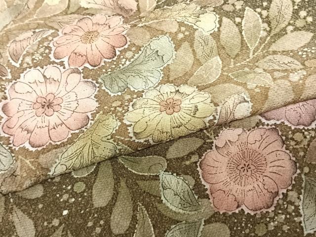 平和屋着物●訪問着　絞り　辻が花　暈し染め　正絹　逸品　未使用　AABF0711fy