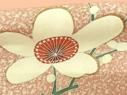 平和屋着物●訪問着 友禅 枝花文 金糸 正絹 逸品 AABF0713fy