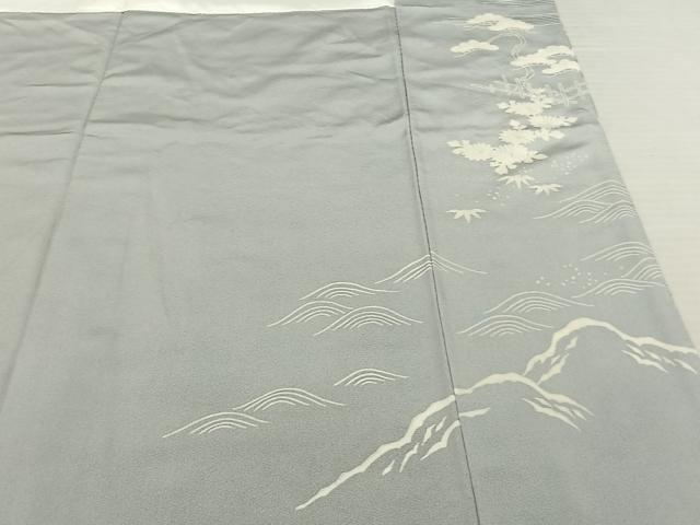 平和屋着物●訪問着　友禅　刺繍　御所解文　金糸　正絹　逸品　AABF0715fy