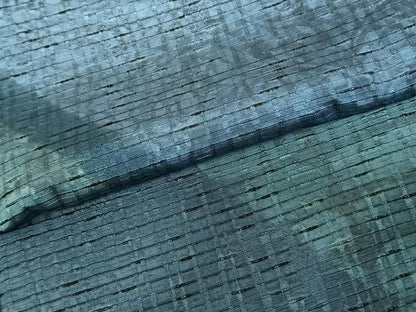 平和屋着物●訪問着 紬地 作家物 斜縞 まるやま扱い 正絹 逸品 未使用 AABF0716fy