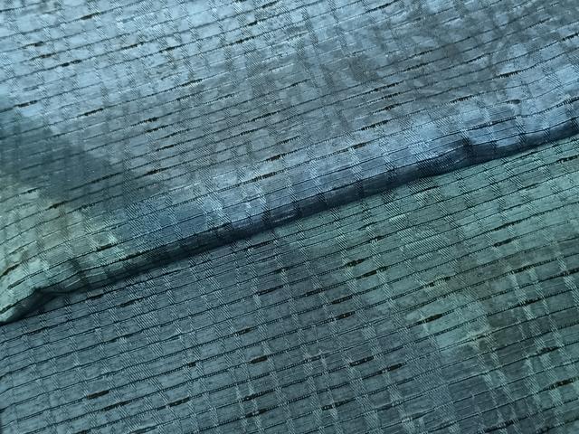 平和屋着物●訪問着 紬地 作家物 斜縞 まるやま扱い 正絹 逸品 未使用 AABF0716fy