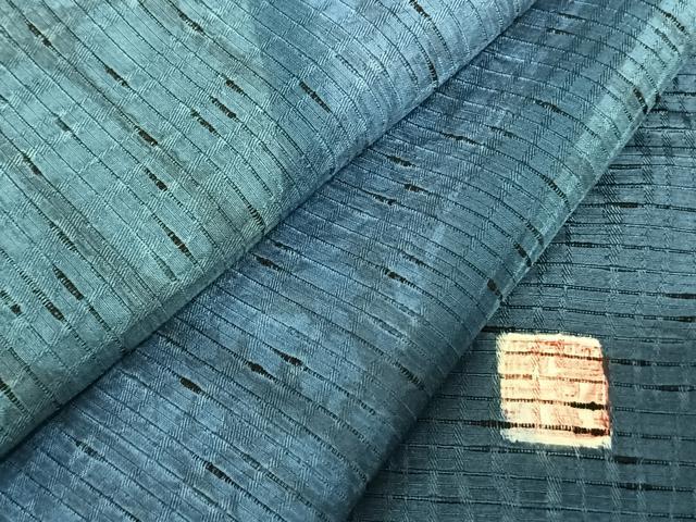 平和屋着物●訪問着 紬地 作家物 斜縞 まるやま扱い 正絹 逸品 未使用 AABF0716fy