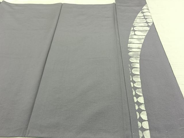 平和屋着物●訪問着 紬地 作家物 斜縞 まるやま扱い 正絹 逸品 未使用 AABF0716fy