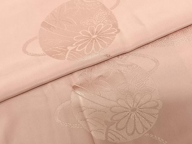 平和屋着物●振袖用長襦袢 無双仕立て 鈴地紋 虹色 半衿刺繍 正絹 逸品 AABF0722fy