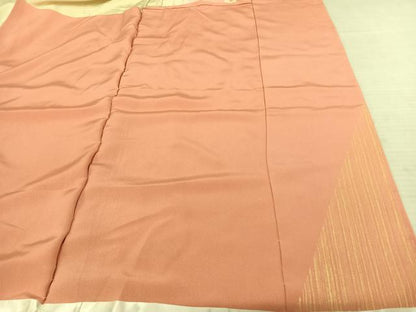 平和屋着物●訪問着 友禅 雪輪花文 暈し染め 金銀彩 丹後ちりめん 仮絵羽 正絹 逸品 未使用 AABF0729fy