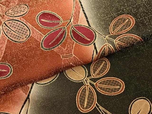 平和屋着物●訪問着 刺繍 萩文 暈し染め 金彩 正絹 逸品 AABF0735fy