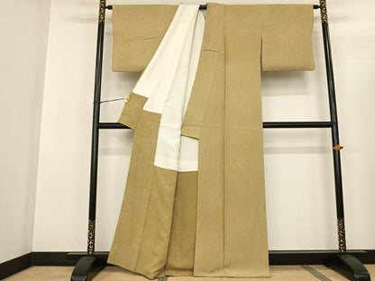 平和屋着物●伝統工芸士 橋本六郎 江戸小紋 鮫小紋柄 正絹 逸品 AABF0742fy
