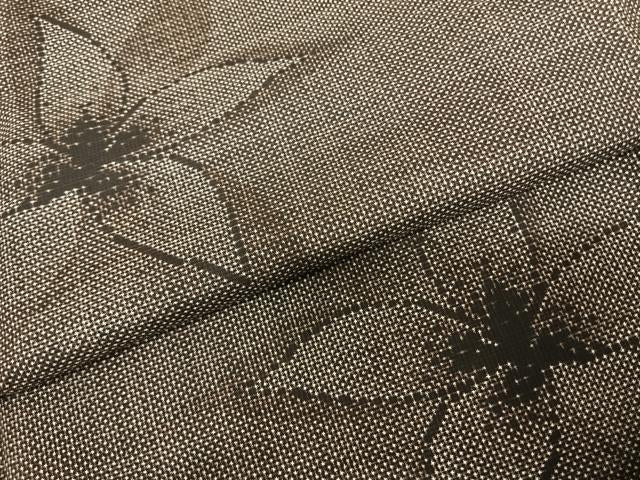 平和屋着物●本場大島紬 一元絣 舞花文 やまと誂製 正絹 逸品 AABF0747fy