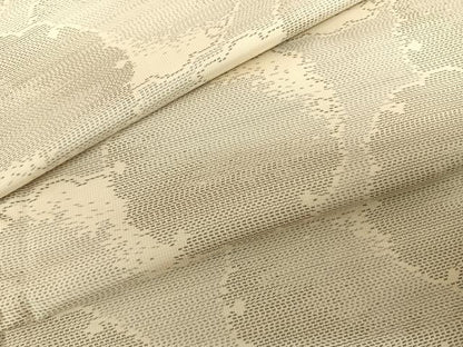 平和屋着物●本場大島紬 白大島 雪輪文 正絹 逸品 AABF0751fy