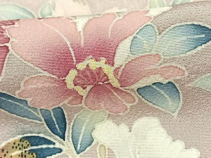 平和屋着物●訪問着 友禅 作家物 枝花文 暈し染め 正絹 逸品 AABF0756fy