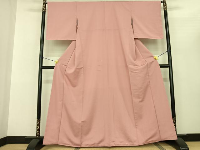 平和屋着物●上質な色無地 文字文 虹色 正絹 逸品 AABF0760fy