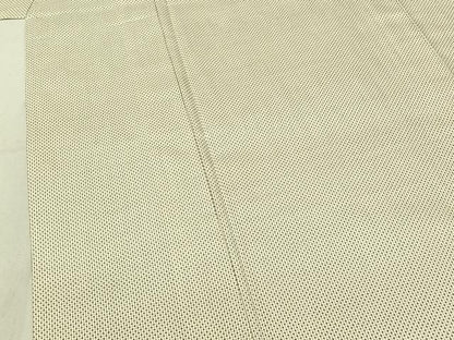 平和屋着物▽本場大島紬 白大島 単衣 7マルキ 正絹 逸品 AABF0768jh