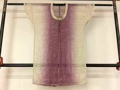 平和屋着物▽袖なし道行コート スリーシーズン 春夏秋 塵除け 霞文 正絹 逸品 AABF0783jh