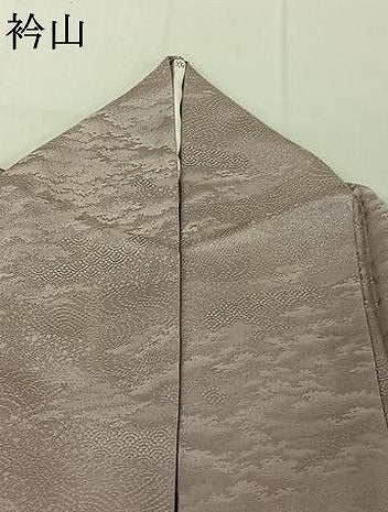 平和屋着物▽上質な色無地　単衣　吉祥風景地紋　暁鼠色　正絹　逸品　AABF0792jh 楽天市場】平和屋着物▽上質な色無地 単衣 暁鼠色 正絹 逸品