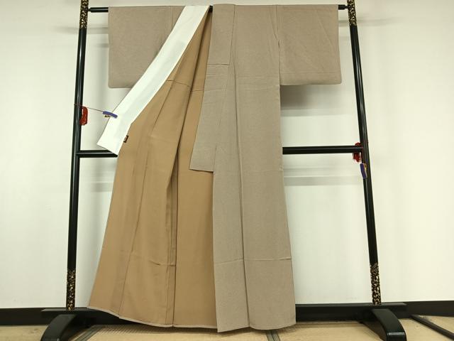 平和屋着物▽江戸小紋 単衣 角通し 反端付き 正絹 逸品 AABF0794jh
