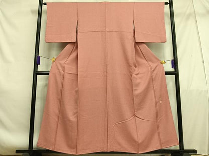 平和屋着物■本草木染作家　圓啓　江戸小紋　鮫小紋柄　正絹　逸品　AABF0860oa