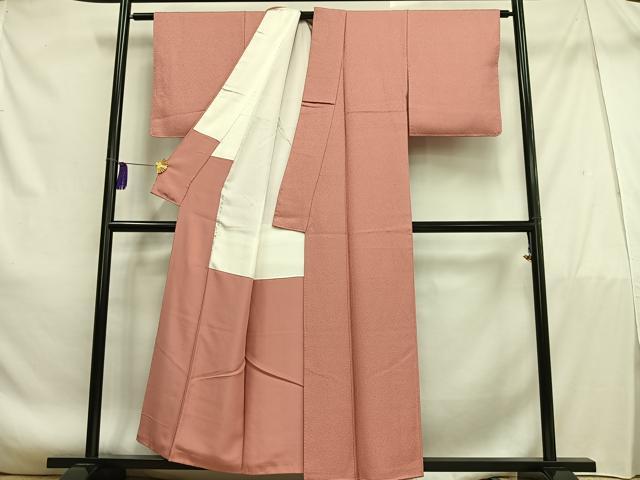 平和屋着物■本草木染作家　圓啓　江戸小紋　鮫小紋柄　正絹　逸品　AABF0860oa