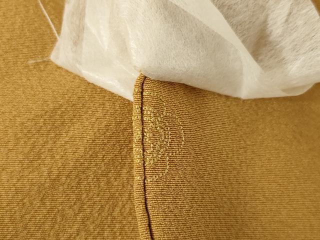 平和屋着物●上質な色無地　黄橡色　正絹　逸品　未使用　AABF0891ck 平和屋着物○上質な色無地 黄橡色 正絹 逸品 未使用 AABF0891ck