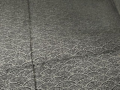 平和屋着物●江戸小紋　訪問着　角通し　青海波　正絹　逸品　AABF0892ck