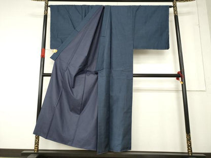 平和屋着物●男性　本場大島紬　アンサンブル　100亀甲　総詰め　キングサイズ　正絹　逸品　未使用　AABF0896ck
