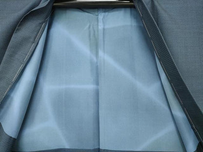 平和屋着物●男性　本場大島紬　アンサンブル　100亀甲　総詰め　証紙付き　正絹　逸品　未使用　AABF0897ck