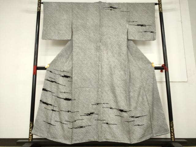 平和屋着物●訪問着　総絞り　霞文　黒地　正絹　逸品　AABF0904ck 平和屋着物○訪問着 総絞り 霞文 黒地 正絹 逸品 AABF0904ck