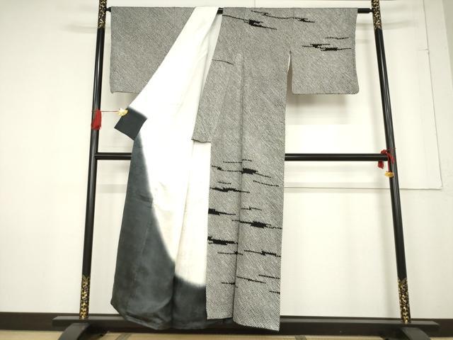 平和屋着物●訪問着　総絞り　霞文　黒地　正絹　逸品　AABF0904ck 平和屋着物○訪問着 総絞り 霞文 黒地 正絹 逸品 AABF0904ck