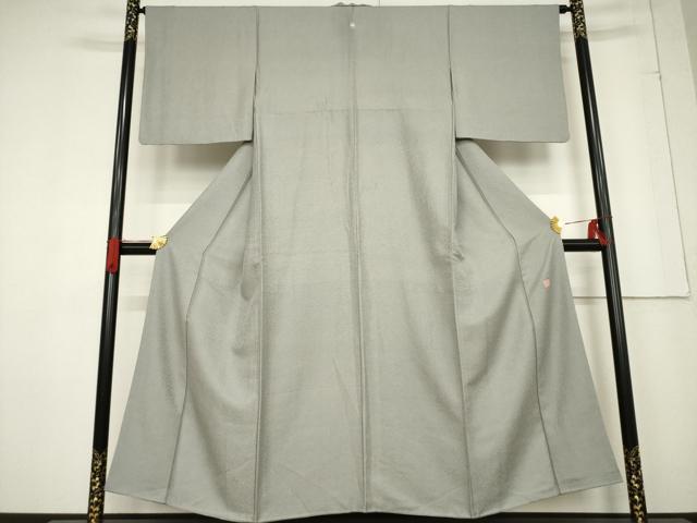 平和屋着物●江戸小紋　鮫小紋柄　草木染　正絹　逸品　AABF0905ck