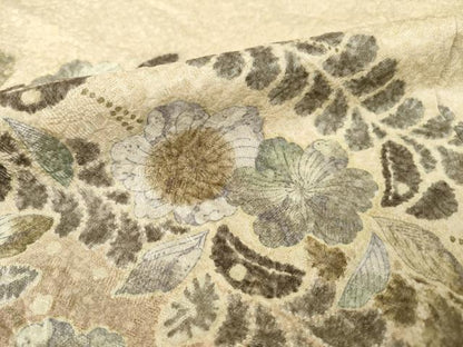 平和屋着物●訪問着　作家物　辻が花　舞花文　暈し染め　正絹　逸品　AABF0914ck
